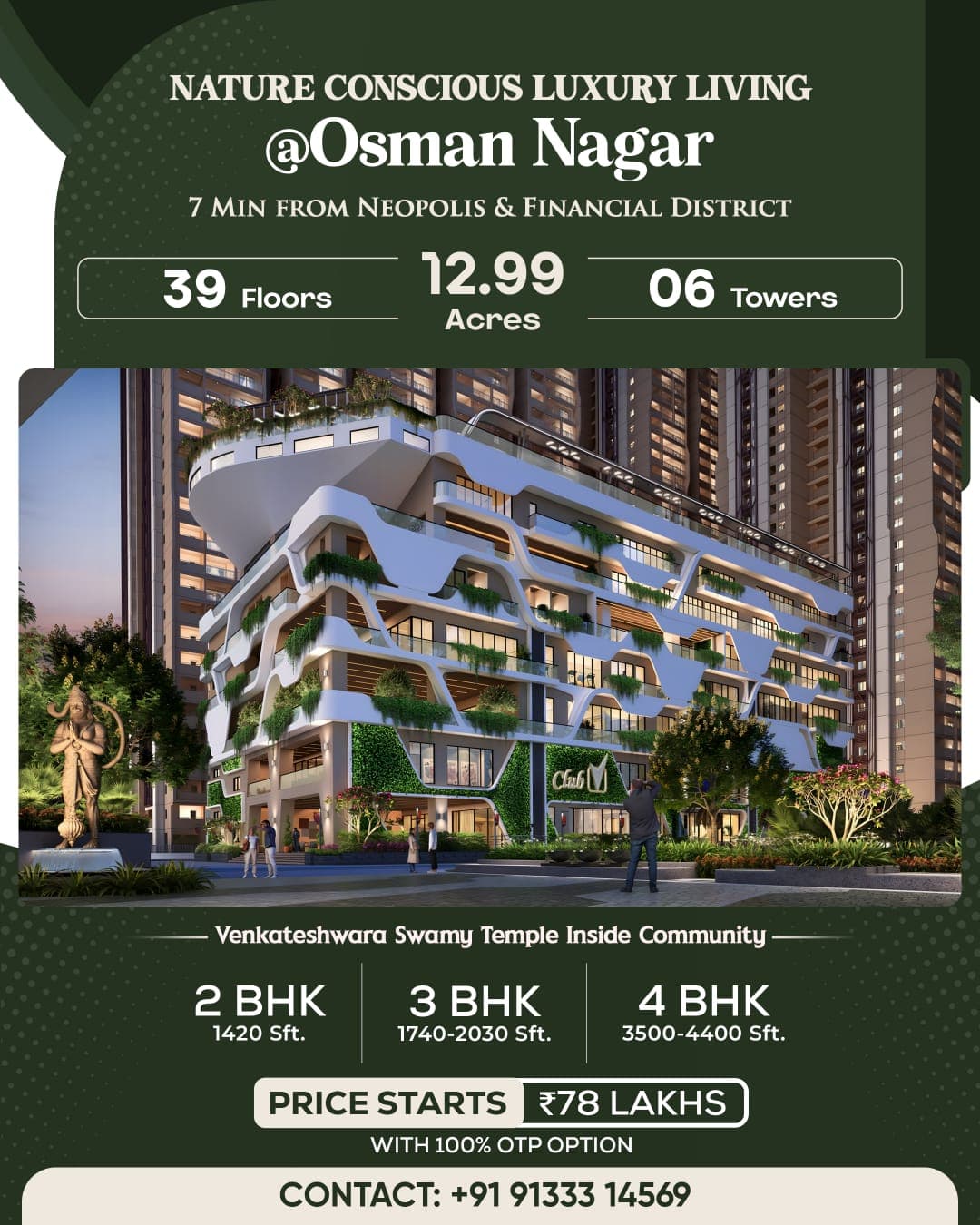 Landlord Share Units @ Tellapur - HMDA Approved